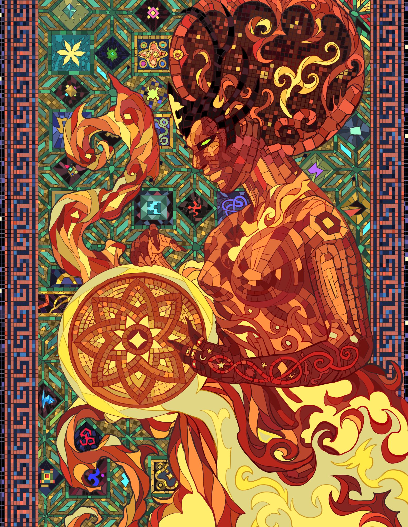 Mosaic Tol'Asha art by JP Torres.